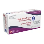 Dynarex SafeTouch Latex Gloves Lg Pwd Free 100ct