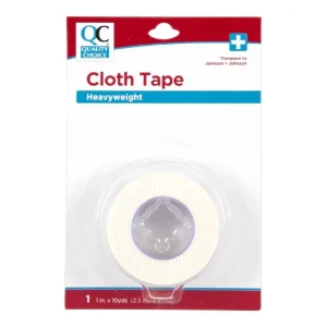 QC Cloth Tape Latex Free 1 inch x 10 yds