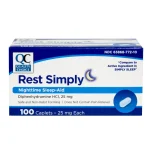 QC Rest Simply Sleep Aid Caplets 100 ct