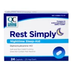 QC Rest Simply NIghttime Sleep Aid Caplets 24ct