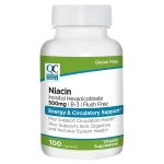 QC Niacin Capsules FF 500mg 100 ct