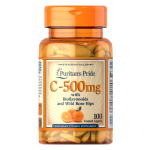 PP Vitamin C 500mg Tablets Bio/R-Hips 100ct
