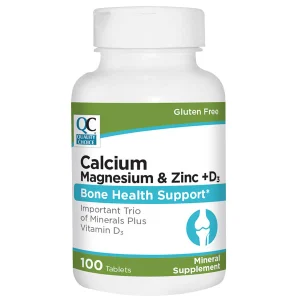 QC Calcium Magnesium & Zinc +D3 Tabs 100ct