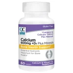 QC Calcium 600mg VitD and Minerals 60 ct