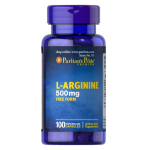 PP L-Arginine 500mg Tabs 100ct