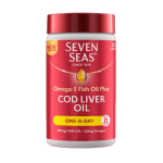 Seven Seas Cod Liver Oil OD Caps 120 ct
