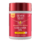 Seven Seas Pure CLO w/Omega 3 One a Day Caps 30 ct