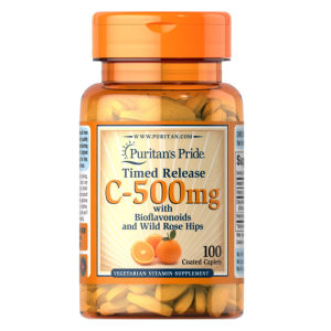 PP Vitamin C 500mg w/Rose Hips Time Release 100ct