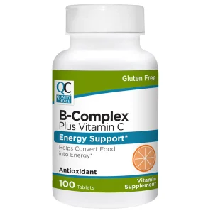 QC Vitamin B Complex W/Vit C Tabs 100ct