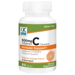 QC Vitamin C 500mg Chewable 60ct