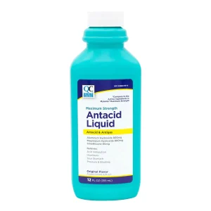 QC Antacid Liquid Max-Str Orig 12oz