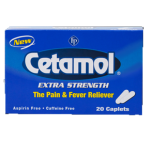 Cetamol extra str 500mg caplet 20ct