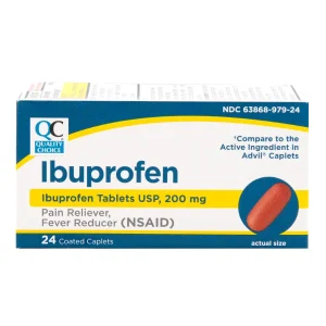 Ibuprofen 200 mg Caplets 24's
