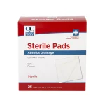 QC Sterile Pads 3x3 25 ct