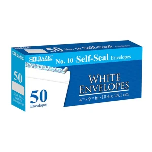 Mead White Envelopes #10 Boxed White 50ct