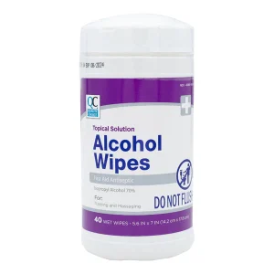 QC Alcohol Wipes 40ct