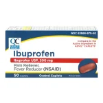 QC Ibuprofen 200 mg Tablets 50ct