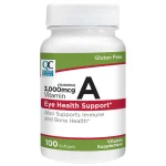 QC Vitamin A 3000mcg 10,000iu Softgel 100ct