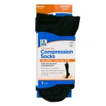 QC Micro-Fiber Compression Socks Med Unisex