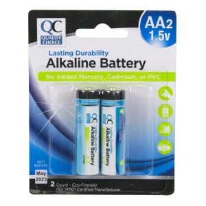 QC Alkaline Battery AA 2ct