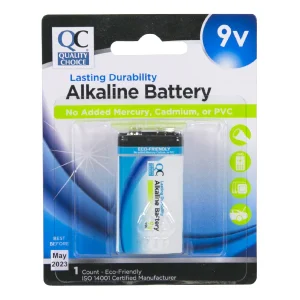 QC Alkaline Battery 9V