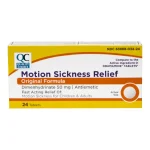 QC Motion Sickness Relief Tabs 24ct