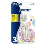 Bazic Metal Double Blade Sharpener 3pk