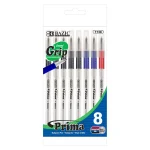 Bazic Prima Assorted Pens 8pk