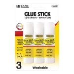 Bazic Large Glue Stick .7 oz 3pk