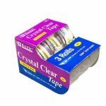 Bazic Crystal Clear Tape 3pk