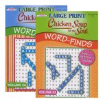 Bazic Large Print Chicken Soup Soul Word-Find Puzzle Book