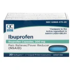 QC Ibuprofen Liquid gels 200mg 20ct