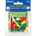 Bazic Push Pins 100ct