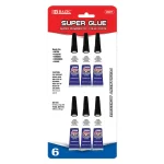 Bazic Super Glue 0.210oz 6pk