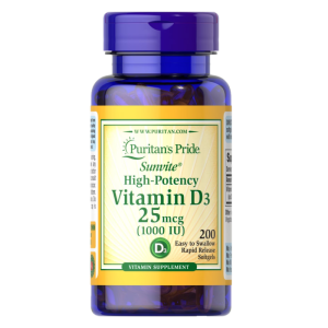 PP Vitamin D3 25mcg  (1000 IU) 200ct