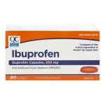 QC Ibuprofen Softgels 200mg 80ct