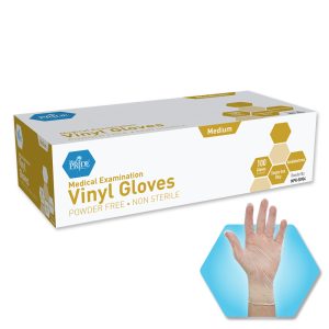 MediPride Vinyl Gloves Med