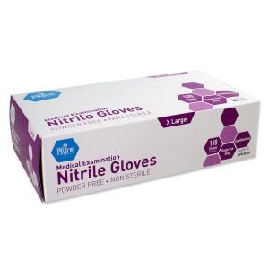 Medipride Blue Nitrile Gloves XL