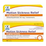 QC Motion Sickness Relief Tabs 12ct