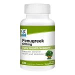 QC Fenugreek 610mg 60Caps