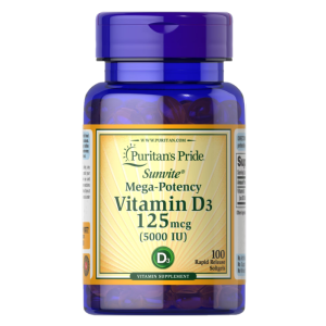 PP Vitamin D3 125mg 5000IU 100ct