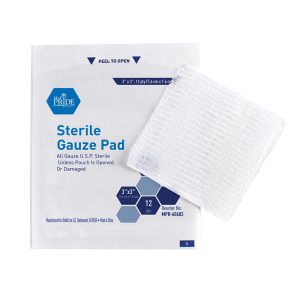 MPRIDE Sterile Gauze Pads 3x3