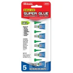 Bazic 0.017oz Super Glue Gel 5pk