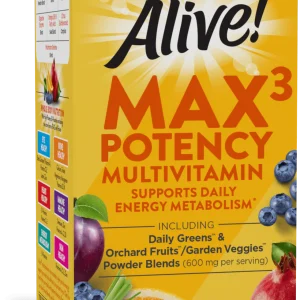 Nature's Way Alive Max3 Daily Multivitamins 60ct