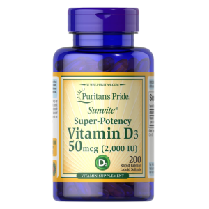 PP Vitamin D3 2000 IU 50mcg Caps 200ct