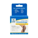 QC Kinesiology Tape Black 20 Strips