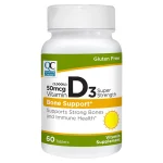 QC Vitamin D3 2000IU Tablets 60CT