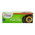 QC LG Trash Bags Drawstring 30Gallon